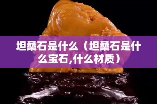 坦桑石是什么（坦桑石是什么宝石,什么材质）