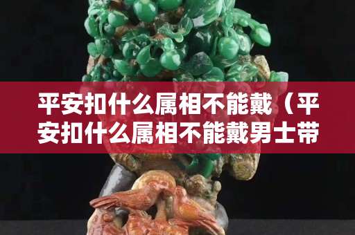 平安扣什么属相不能戴（平安扣什么属相不能戴男士带什么样的首饰比较好）