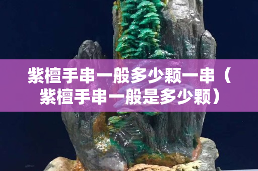 紫檀手串一般多少颗一串（紫檀手串一般是多少颗）
