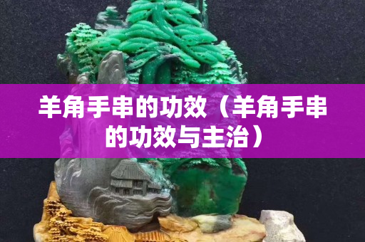 羊角手串的功效（羊角手串的功效与主治）