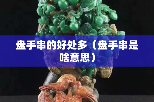 盘手串的好处多（盘手串是啥意思）