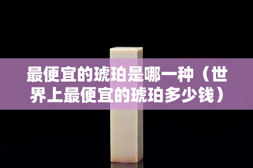 最便宜的琥珀是哪一种（世界上最便宜的琥珀多少钱）