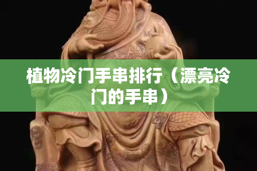 植物冷门手串排行（漂亮冷门的手串）
