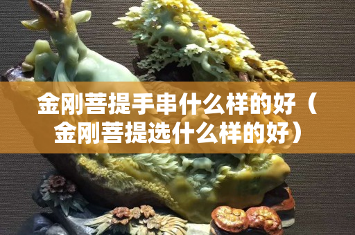 金刚菩提手串什么样的好（金刚菩提选什么样的好）