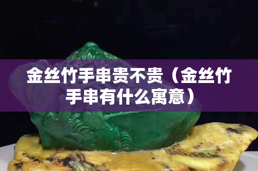 金丝竹手串贵不贵（金丝竹手串有什么寓意）