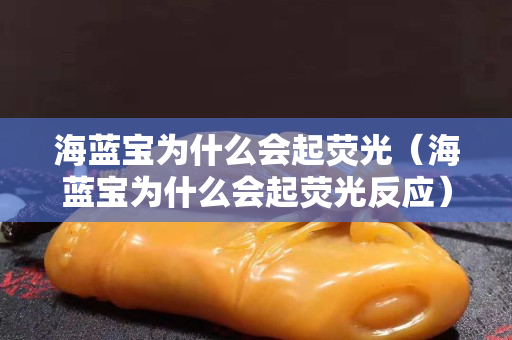 海蓝宝为什么会起荧光（海蓝宝为什么会起荧光反应）