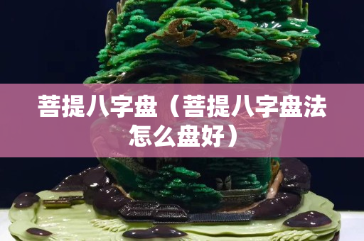 菩提八字盘（菩提八字盘法怎么盘好）