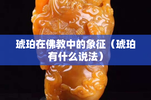 琥珀在佛教中的象征（琥珀有什么说法）