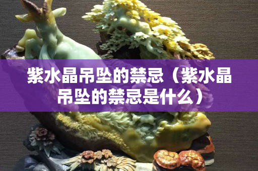 紫水晶吊坠的禁忌（紫水晶吊坠的禁忌是什么）