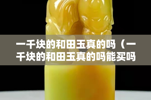一千块的和田玉真的吗（一千块的和田玉真的吗能买吗）