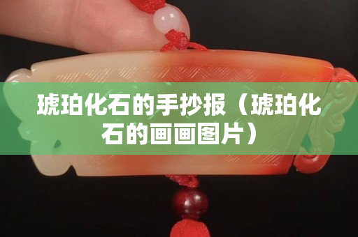 琥珀化石的手抄报（琥珀化石的画画图片）
