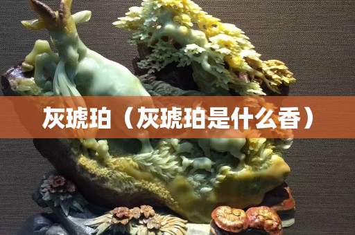 灰琥珀（灰琥珀是什么香）