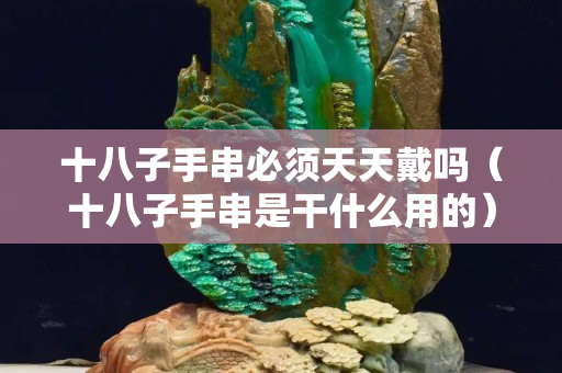 十八子手串必须天天戴吗（十八子手串是干什么用的）