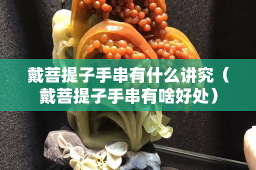 戴菩提子手串有什么讲究（戴菩提子手串有啥好处）