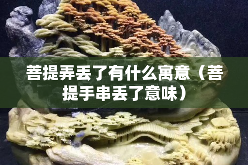 菩提弄丢了有什么寓意（菩提手串丢了意味）