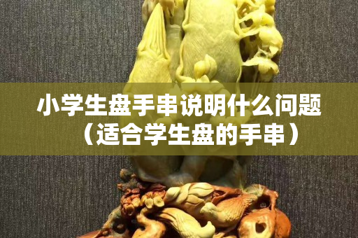 小学生盘手串说明什么问题（适合学生盘的手串）