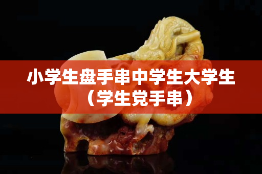 小学生盘手串中学生大学生（学生党手串）
