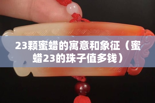 23颗蜜蜡的寓意和象征（蜜蜡23的珠子值多钱）