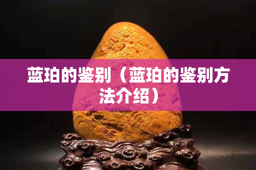 蓝珀的鉴别（蓝珀的鉴别方法介绍）