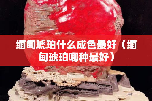 缅甸琥珀什么成色最好（缅甸琥珀哪种最好）
