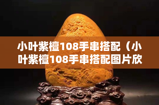 小叶紫檀108手串搭配（小叶紫檀108手串搭配图片欣赏）