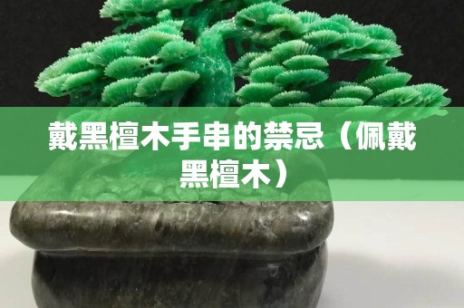 戴黑檀木手串的禁忌（佩戴黑檀木）