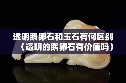 透明鹅卵石和玉石有何区别（透明的鹅卵石有价值吗）