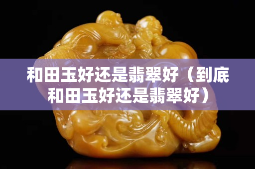 和田玉好还是翡翠好（到底和田玉好还是翡翠好）