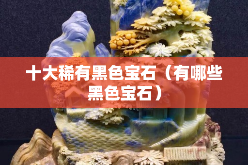 十大稀有黑色宝石（有哪些黑色宝石）
