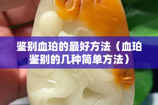 鉴别血珀的最好方法（血珀鉴别的几种简单方法）