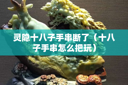灵隐十八子手串断了（十八子手串怎么把玩）