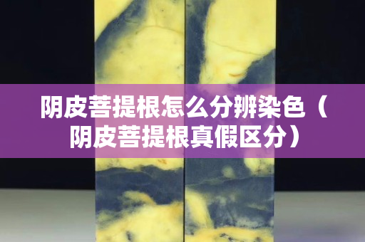 阴皮菩提根怎么分辨染色（阴皮菩提根真假区分）