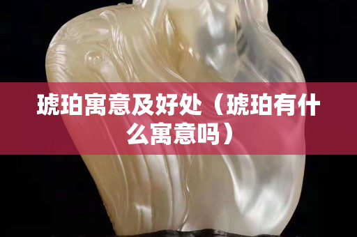 琥珀寓意及好处（琥珀有什么寓意吗）