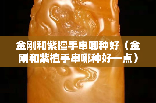 金刚和紫檀手串哪种好（金刚和紫檀手串哪种好一点）