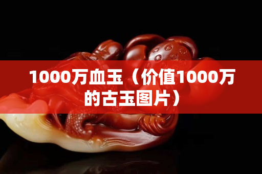 1000万血玉（价值1000万的古玉图片）