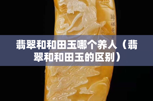 翡翠和和田玉哪个养人（翡翠和和田玉的区别）