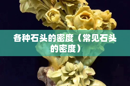 各种石头的密度（常见石头的密度）