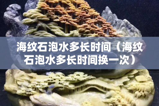 海纹石泡水多长时间（海纹石泡水多长时间换一次）