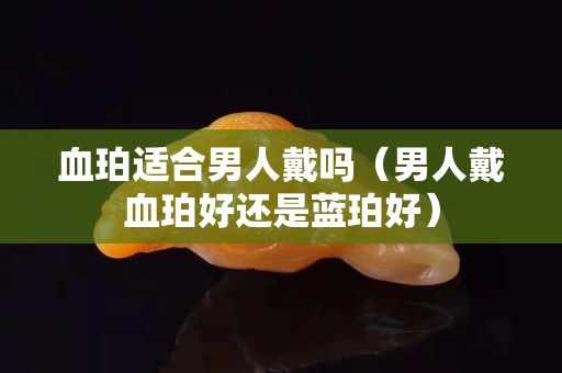 血珀适合男人戴吗（男人戴血珀好还是蓝珀好）