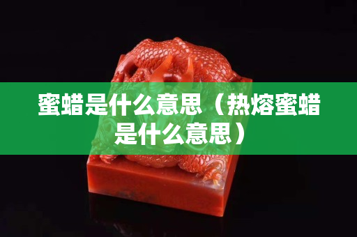 蜜蜡是什么意思（热熔蜜蜡是什么意思）