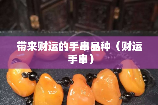 带来财运的手串品种（财运 手串）