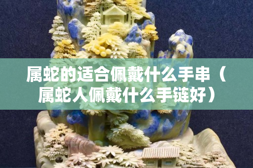 属蛇的适合佩戴什么手串（属蛇人佩戴什么手链好）