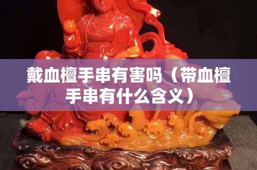 戴血檀手串有害吗（带血檀手串有什么含义）