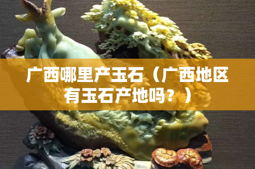 广西哪里产玉石（广西地区有玉石产地吗？）