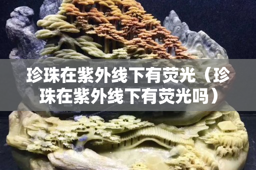 珍珠在紫外线下有荧光（珍珠在紫外线下有荧光吗）