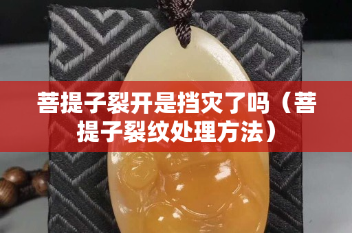 菩提子裂开是挡灾了吗（菩提子裂纹处理方法）