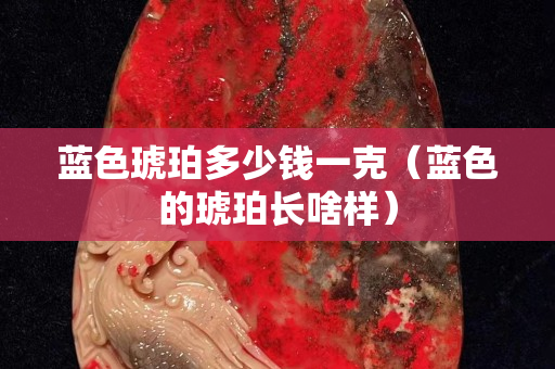 蓝色琥珀多少钱一克（蓝色的琥珀长啥样）
