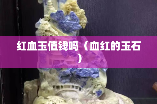 红血玉值钱吗（血红的玉石）