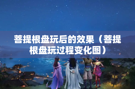 菩提根盘玩后的效果（菩提根盘玩过程变化图）