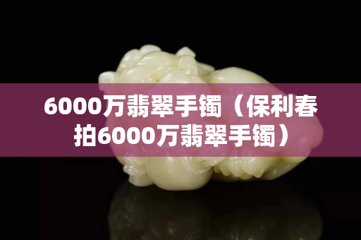 6000万翡翠手镯（保利春拍6000万翡翠手镯）